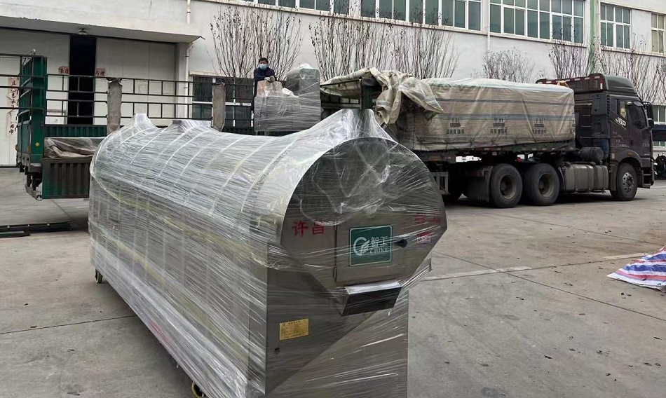電磁流水線炒貨設備
