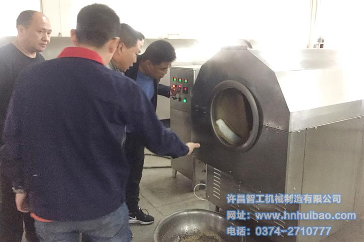 客戶(hù)試機(jī)炒芝麻機(jī) 客戶(hù)試機(jī)炒芝麻機(jī)