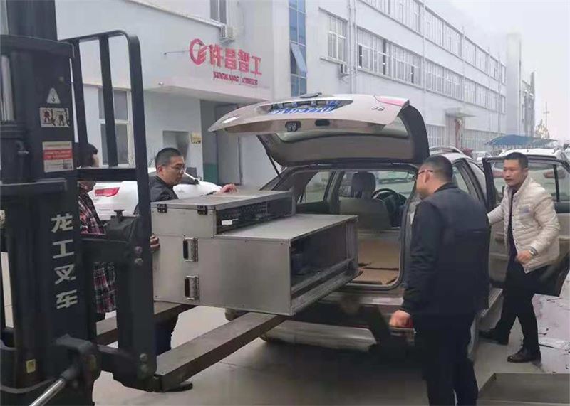 河南王總來許昌智工試機湯圓制陷機效果滿意現(xiàn)場拉走！